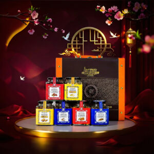 Hộp Quà Tết 2026 Phiên Bản Hộp Da 3 Ngăn