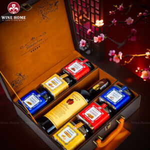 Hộp Quà Tết 2026 - Quà Tặng Doanh Nghiệp Cao Cấp Hộp Quà Tết 2026 Phiên Bản Hộp Da 3 Ngăn 06