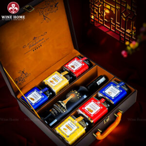 Hộp Quà Tết 2026 - Quà Tặng Doanh Nghiệp Cao Cấp Hộp Quà Tết 2026 Phiên Bản Hộp Da 3 Ngăn 08