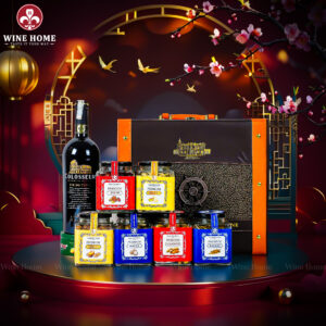 Hộp Quà Tết 2026 Phiên Bản Hộp Da 3 Ngăn 09