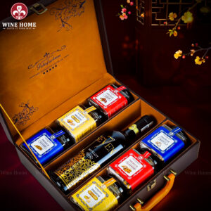 Hộp Quà Tết 2026 - Quà Tặng Doanh Nghiệp Cao Cấp Hộp Quà Tết 2026 Phiên Bản Hộp Da 3 Ngăn 03