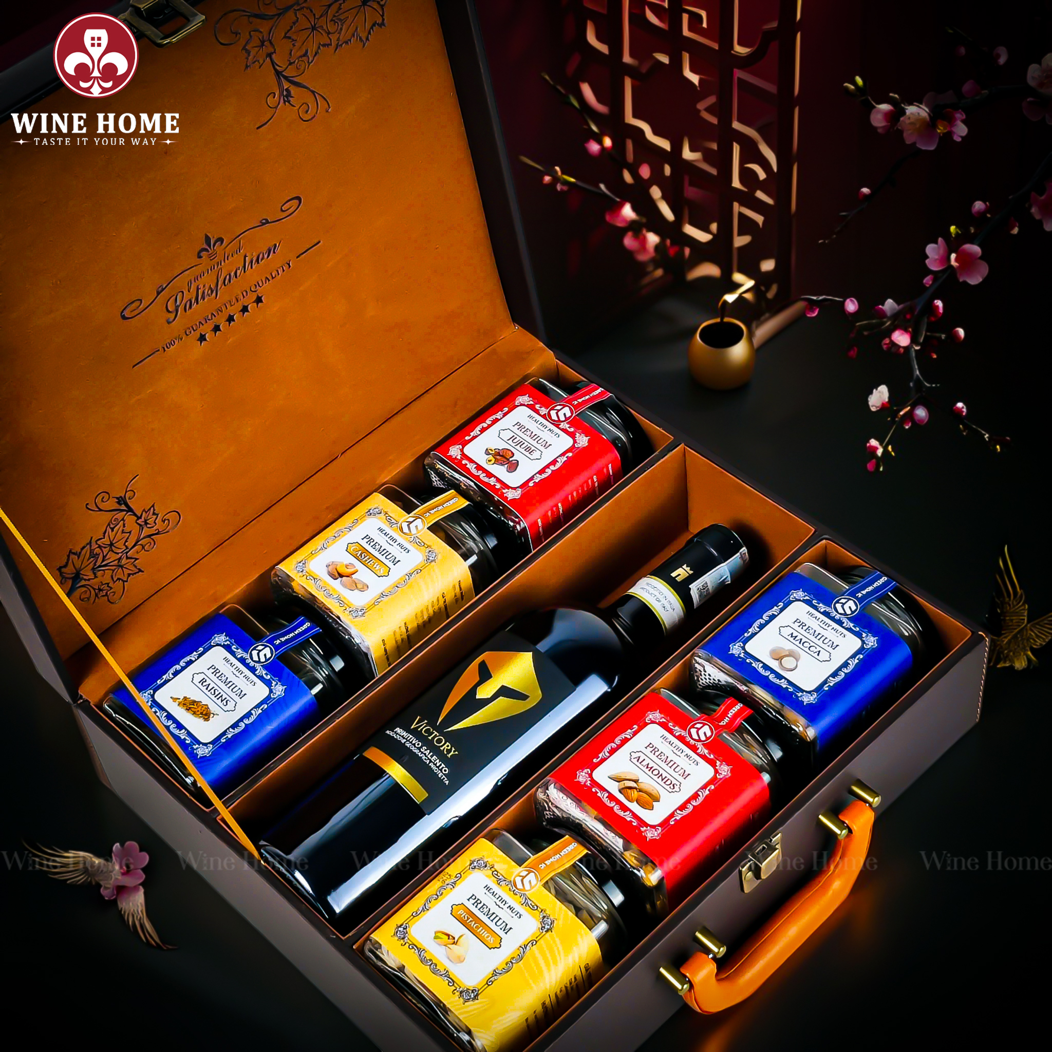 Hộp Quà Tết 2026 - Quà Tặng Doanh Nghiệp Cao Cấp Hộp Quà Tết 2026 Phiên Bản Hộp Da 3 Ngăn 02