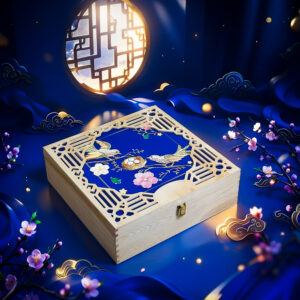 Hộp Quà Tết Xuân Như Ý Hộp Gỗ Xanh