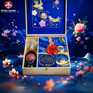 Hộp Quà Tết Xuân Như Ý Hộp Gỗ Xanh