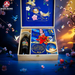 Hộp Quà Tết Xuân Như Ý Hộp Gỗ Xanh 13