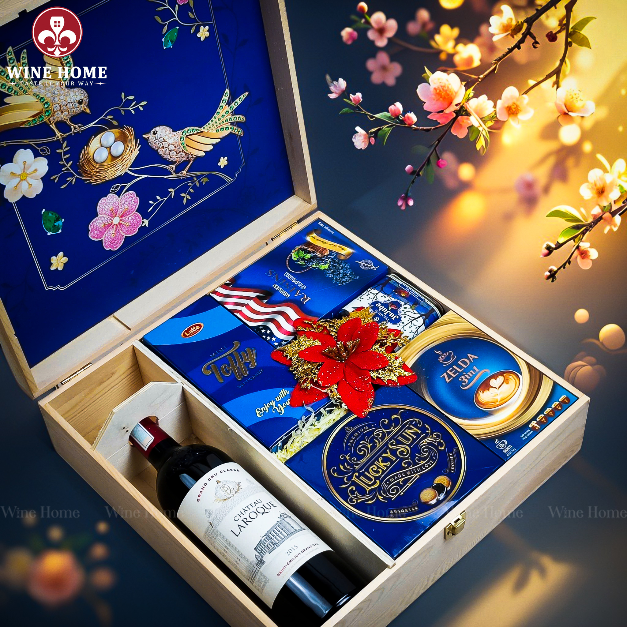 Hộp Quà Tết 2026 - Quà Tặng Doanh Nghiệp Cao Cấp Hộp Quà Tết Xuân Như Ý Hộp Gỗ Xanh 14