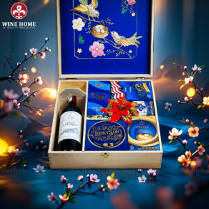 Hộp Quà Tết Xuân Như Ý Hộp Gỗ Xanh 14