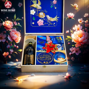 Hộp Quà Tết Xuân Như Ý Hộp Gỗ Xanh 10