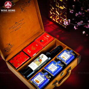 Hộp Quà Tết 2026 Hộp 3 Ngăn Da Nâu Classic 05