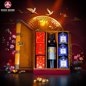 Hộp Quà Tết 2026 Hộp 3 Ngăn Da Nâu Classic 07