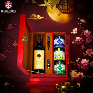 Hộp Quà Tết 2026 - Quà Tặng Doanh Nghiệp Cao Cấp Hộp Quà Tết 2026 Hộp Da Đỏ Quai Ngang 08