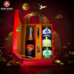 Hộp Quà Tết 2026 - Quà Tặng Doanh Nghiệp Cao Cấp Hộp Quà Tết 2026 Hộp Da Đỏ Quai Ngang 01