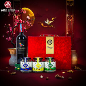 Hộp Quà Tết 2026 Hộp Da Đỏ Quai Ngang 09