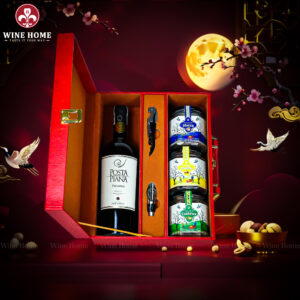 Hộp Quà Tết 2026 Hộp Da Đỏ Quai Ngang 05