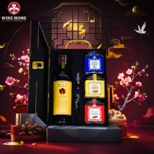 Hộp Quà Tết 2026 - Quà Tặng Doanh Nghiệp Cao Cấp Hộp Quà Tết 2026 Hộp Gỗ Sơn Mài Quai Xách Dọc 10