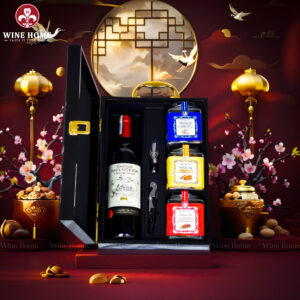 Hộp Quà Tết 2026 - Quà Tặng Doanh Nghiệp Cao Cấp Hộp Quà Tết 2026 Hộp Gỗ Sơn Mài Quai Xách Dọc 08