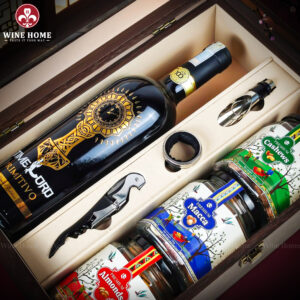 Hộp Quà Tết 2026 - Quà Tặng Doanh Nghiệp Cao Cấp Hộp Quà Tết 2026 Hộp Gỗ Sơn Mài Mặt Kính 08