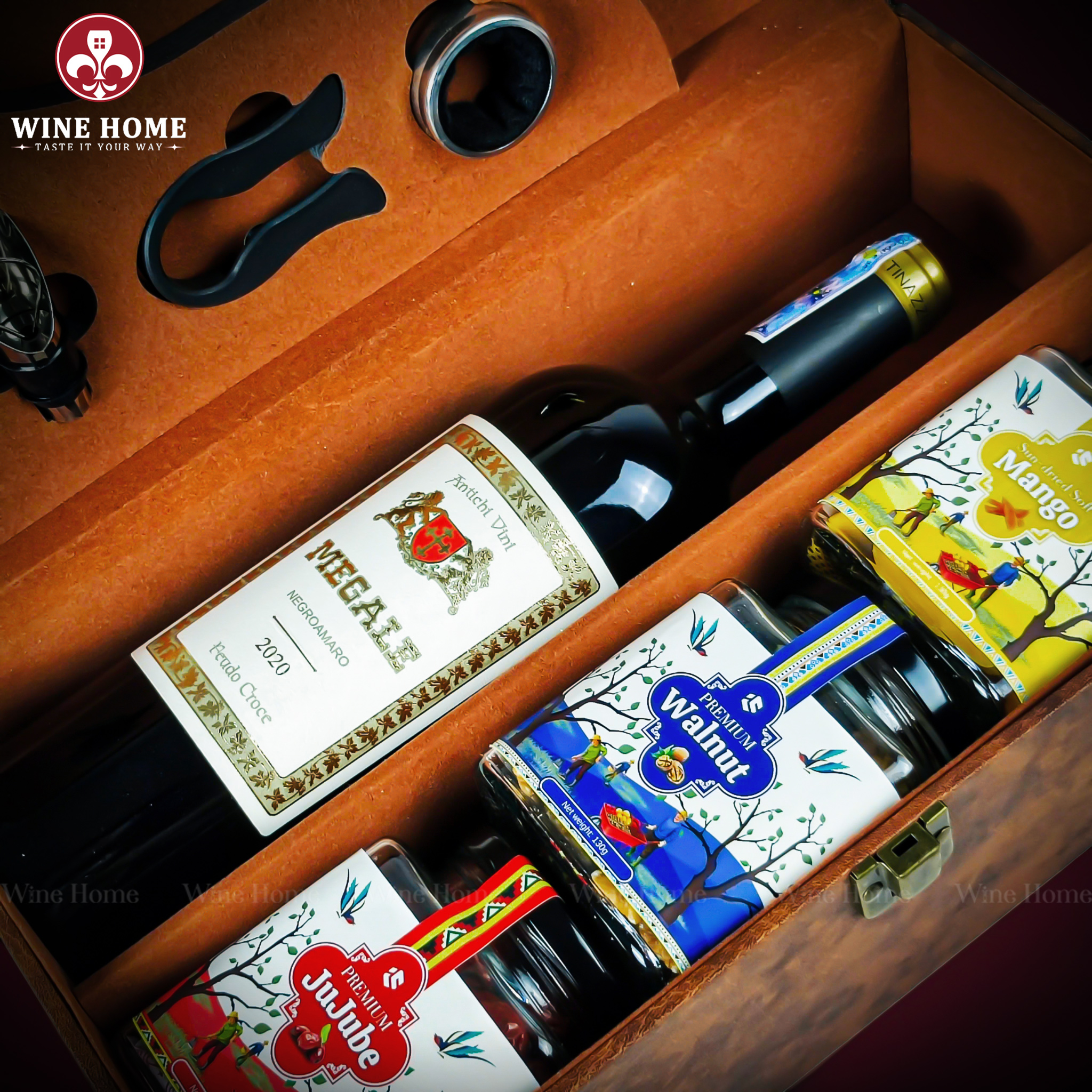 Hộp Quà Tết 2026 - Quà Tặng Doanh Nghiệp Cao Cấp Hộp Quà Tết 2026 Hộp Da Vân Phượng Hoàng 03