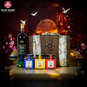 Hộp Quà Tết 2026 Hộp Da Vali Họa Tiết Vô Lăng 07