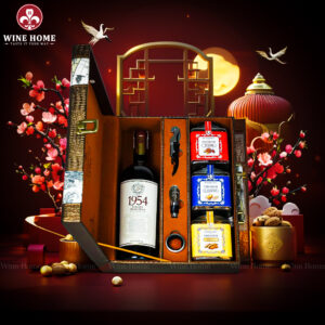 Hộp Quà Tết 2026 Hộp Da Vali Họa Tiết Vô Lăng 06