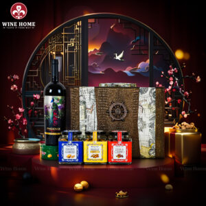 Hộp Quà Tết 2026 Hộp Da Vali Họa Tiết Vô Lăng 02