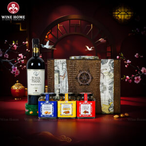 Hộp Quà Tết 2026 Hộp Da Vali Họa Tiết Vô Lăng 04