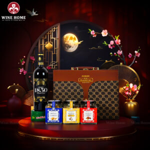 Hộp Quà Tết 2026 Phiên Bản Hộp Da Nâu Vali 01