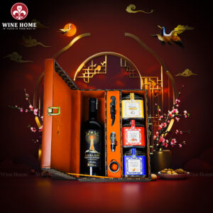 Hộp Quà Tết 2026 Phiên Bản Hộp Da Nâu Vali 06