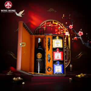 Hộp Quà Tết 2026 Phiên Bản Hộp Da Nâu Vali 08