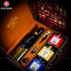 Hộp Quà Tết 2026 Phiên Bản Hộp Da Nâu Vali 09