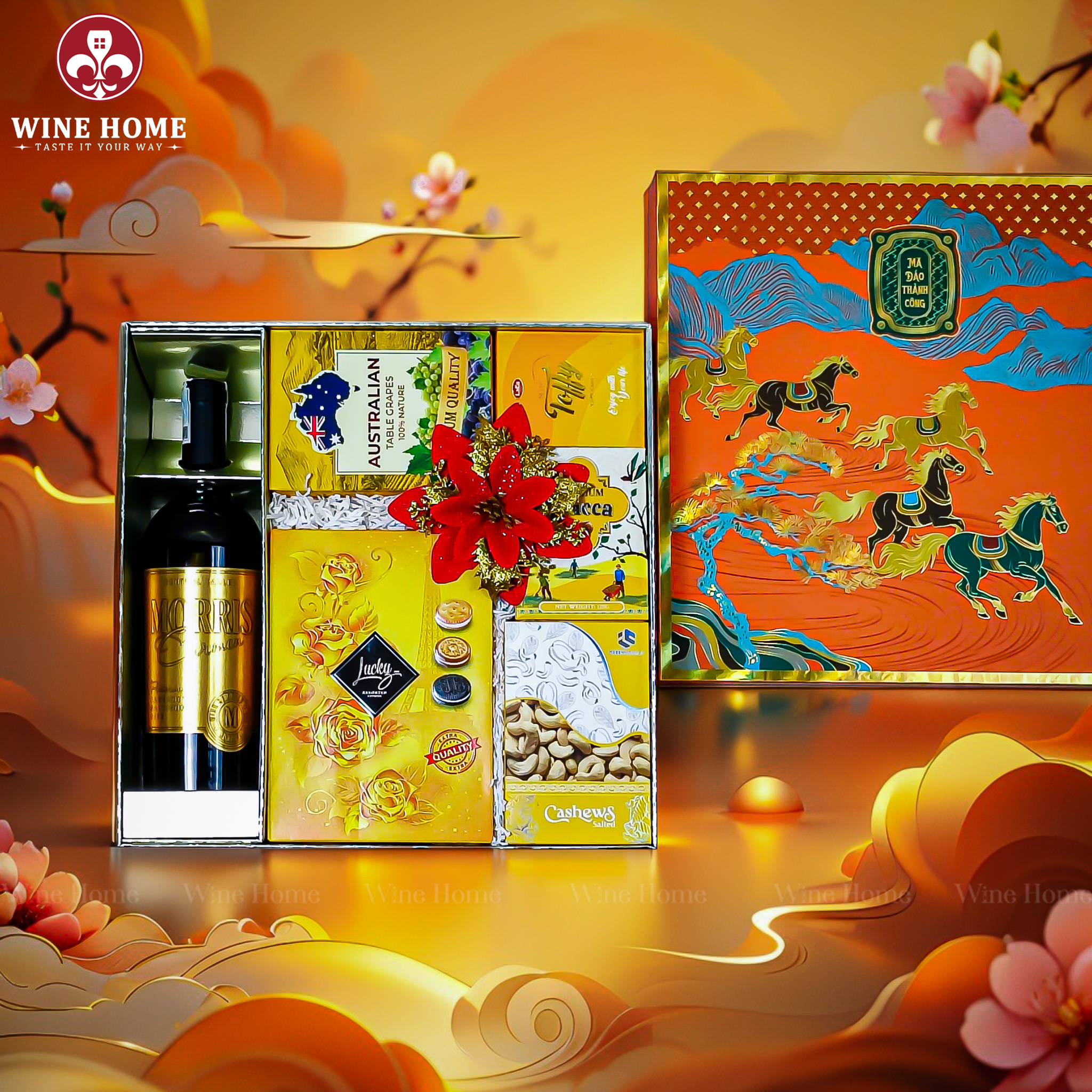 Hộp Quà Tết 2026 - Quà Tặng Doanh Nghiệp Cao Cấp Hộp Quà Tết Mã Đáo Thành Công 04