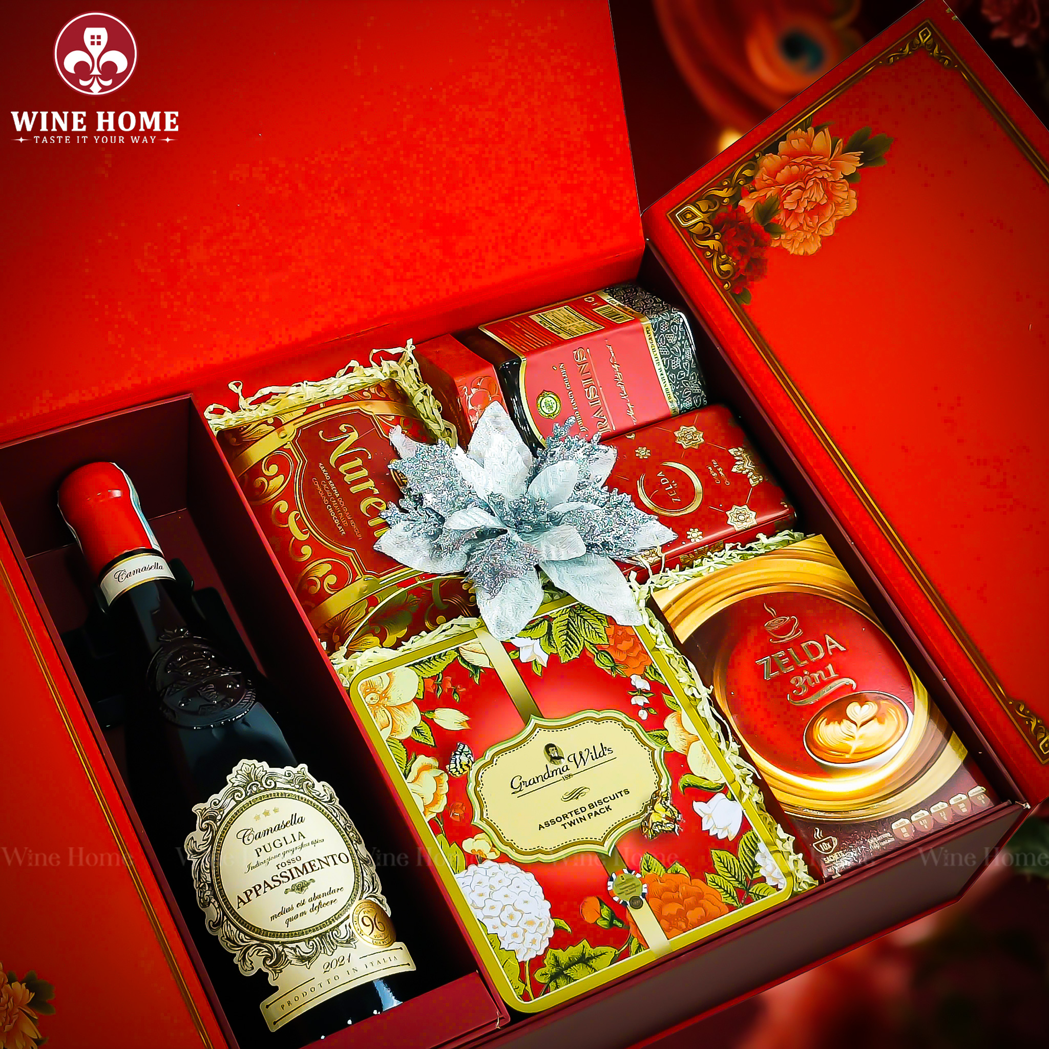 Hộp Quà Tết 2026 - Quà Tặng Doanh Nghiệp Cao Cấp Hộp Quà Tết 2026 Phú Quý Đoàn Viên VIP 03