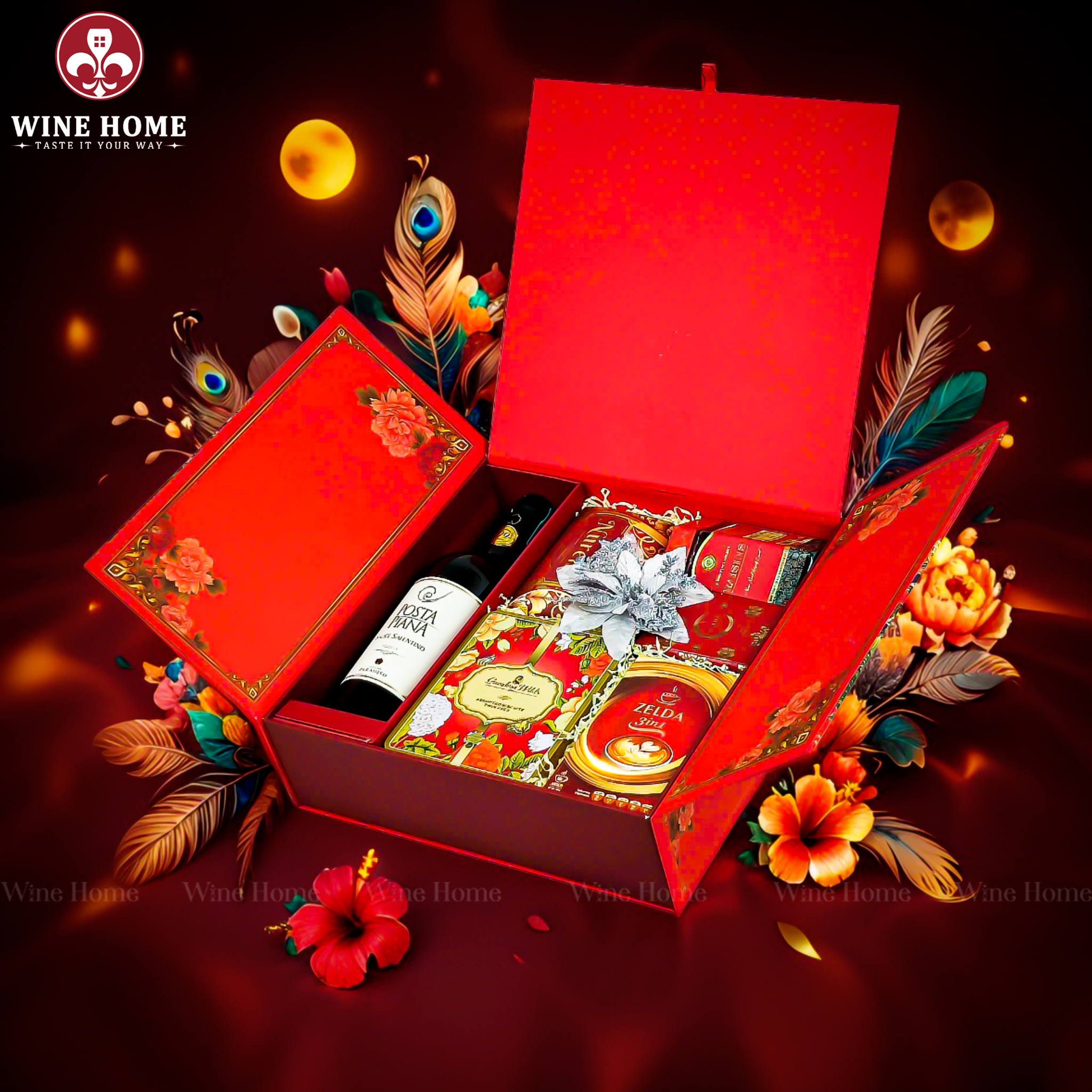 Hộp Quà Tết 2026 - Quà Tặng Doanh Nghiệp Cao Cấp Hộp Quà Tết 2026 Phú Quý Đoàn Viên VIP 04