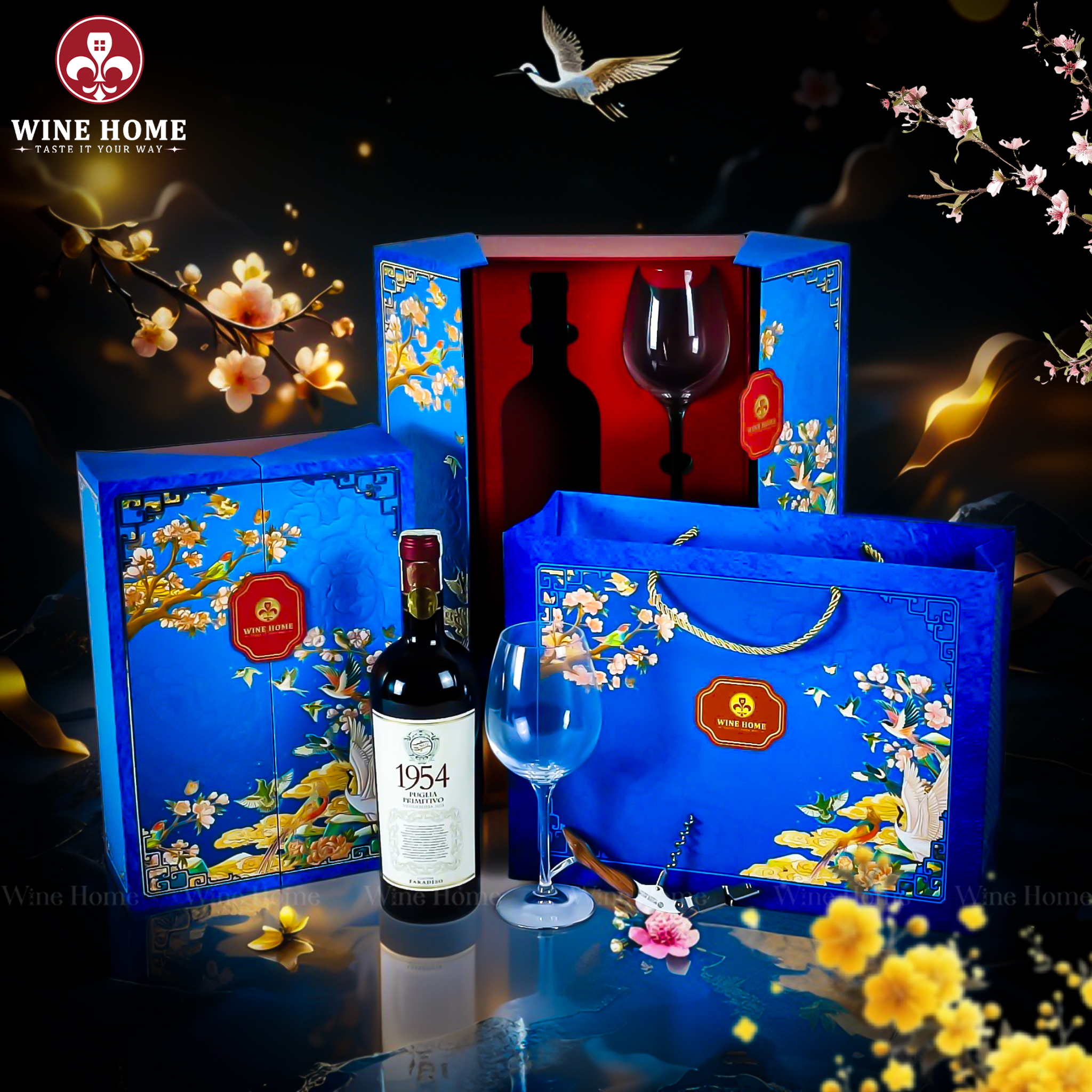 Hộp Quà Tết 2026 - Quà Tặng Doanh Nghiệp Cao Cấp Hộp Quà Tết Cao Cấp Sắc Xuân 2026 01