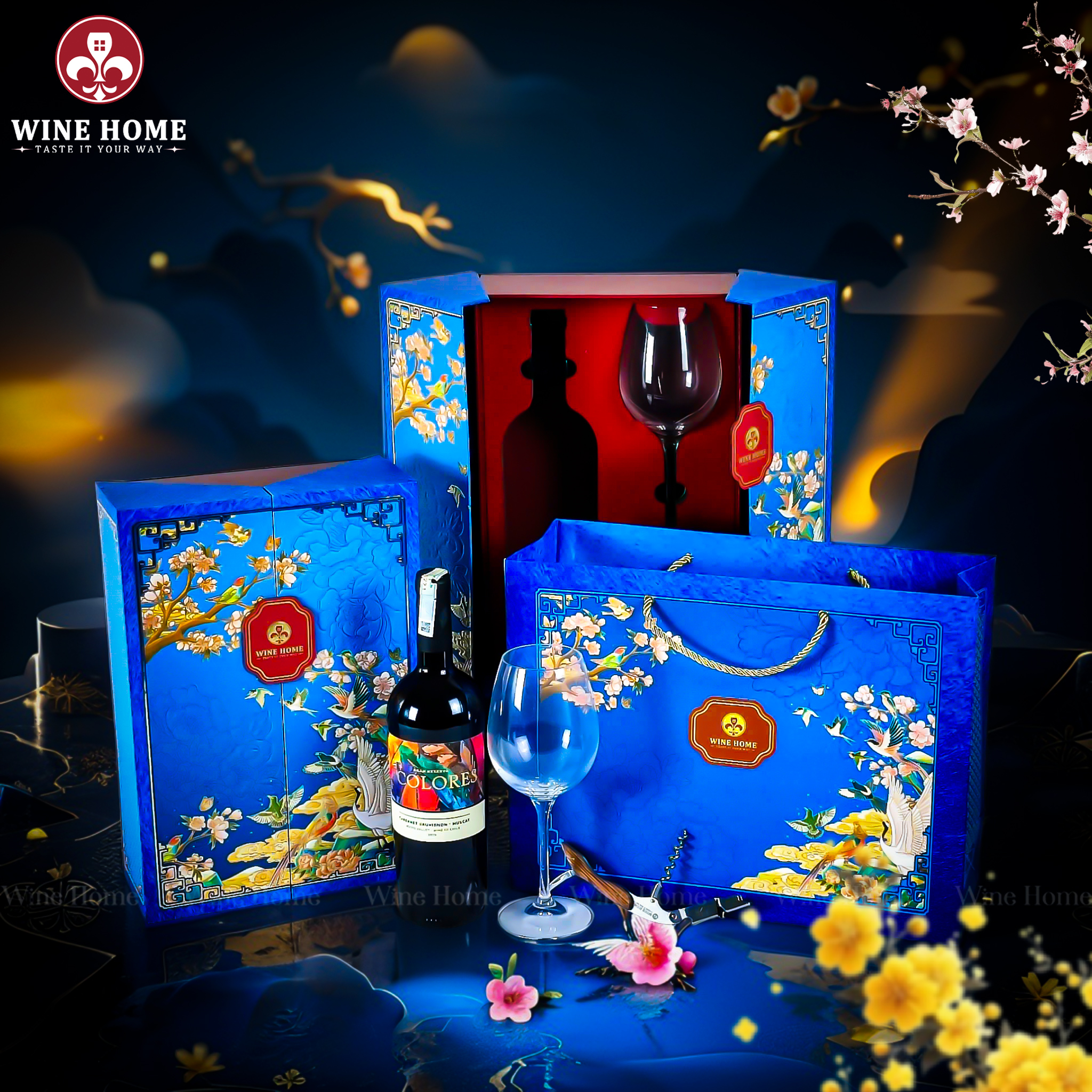 Hộp Quà Tết 2026 - Quà Tặng Doanh Nghiệp Cao Cấp Hộp Quà Tết Cao Cấp Sắc Xuân 2026 07