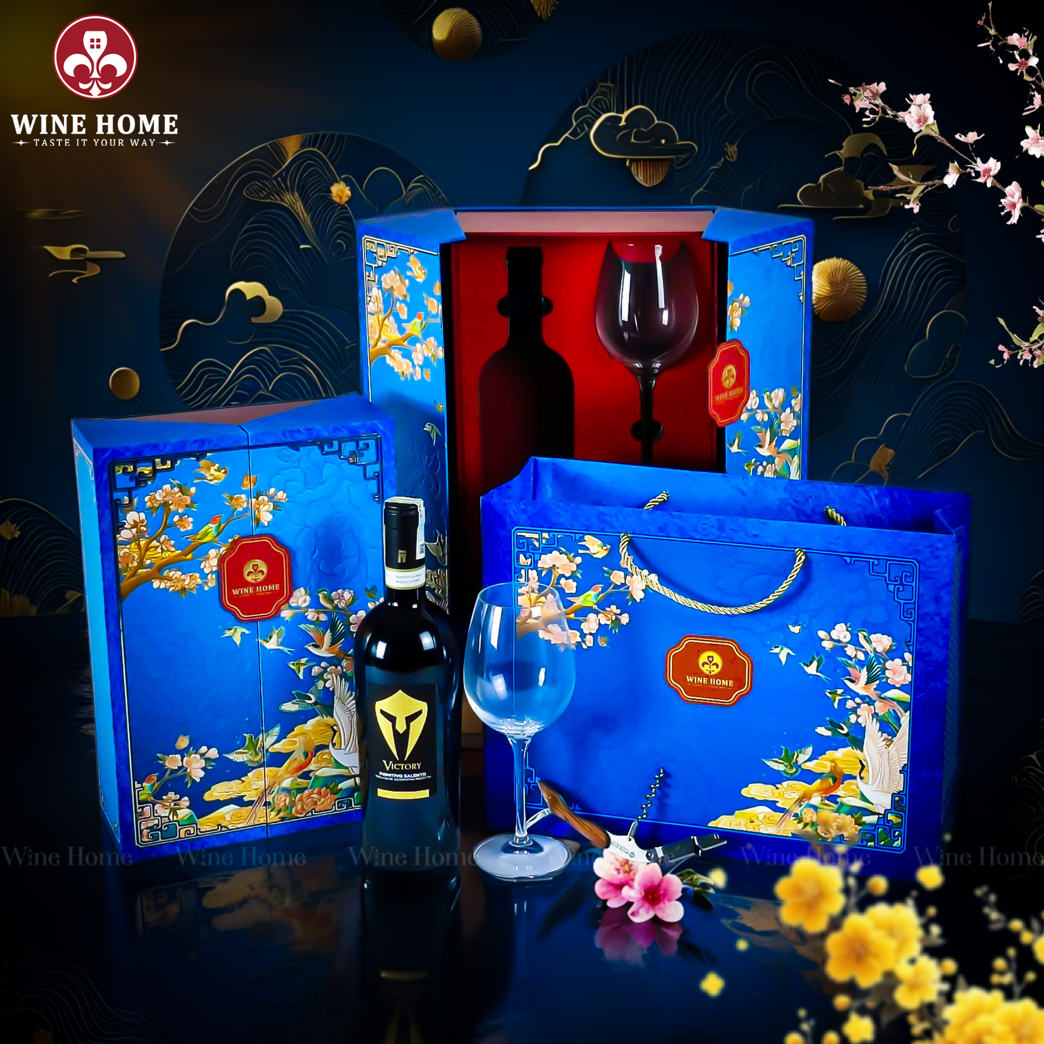 Hộp Quà Tết 2026 - Quà Tặng Doanh Nghiệp Cao Cấp Hộp Quà Tết Cao Cấp Sắc Xuân 2026 12