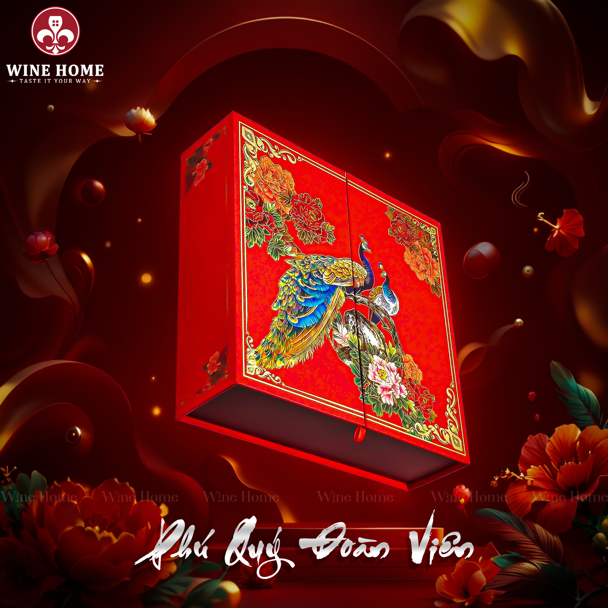 Hộp Quà Tết 2026 Phú Quý Đoàn Viên VIP 13 | Quà Tết Cao Cấp – Sang Trọng – Ý Nghĩa