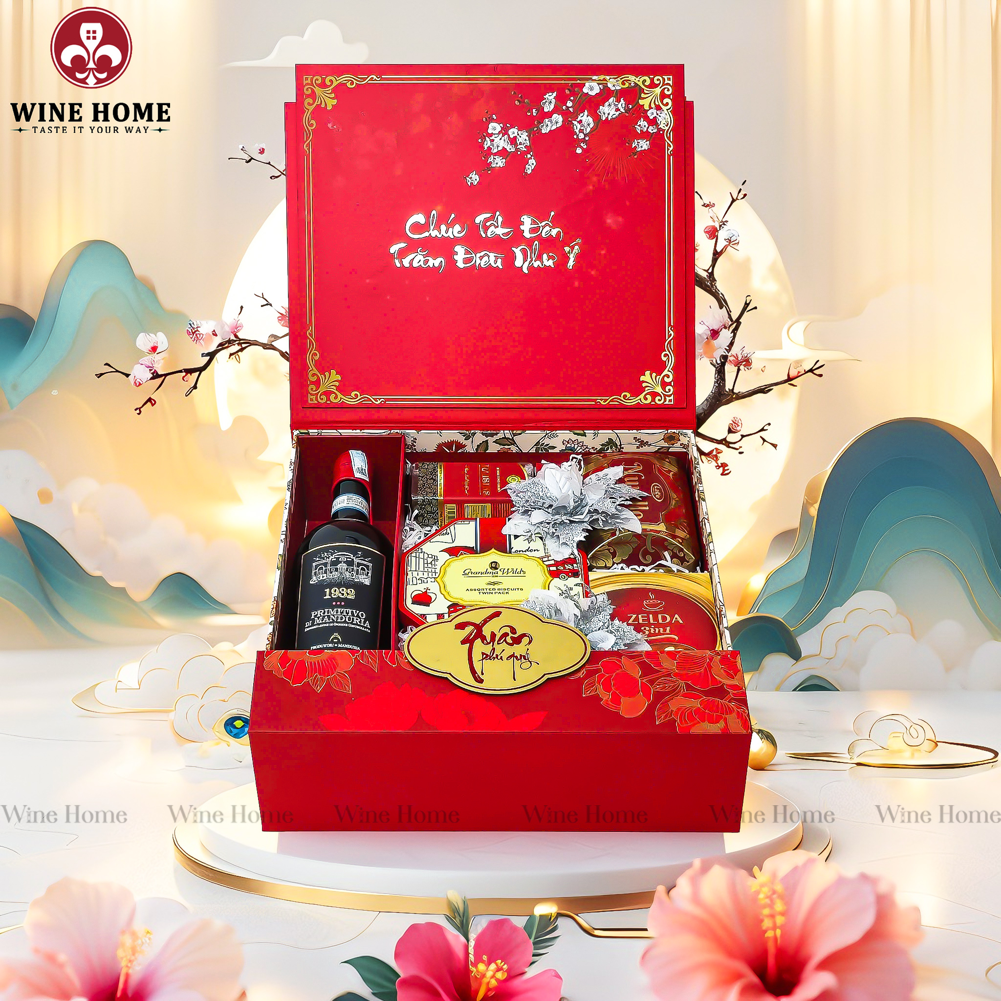 Hộp Quà Tết 2026 - Quà Tặng Doanh Nghiệp Cao Cấp Hộp Quà Tết 2026 Xuân Phú Quý VIP 13