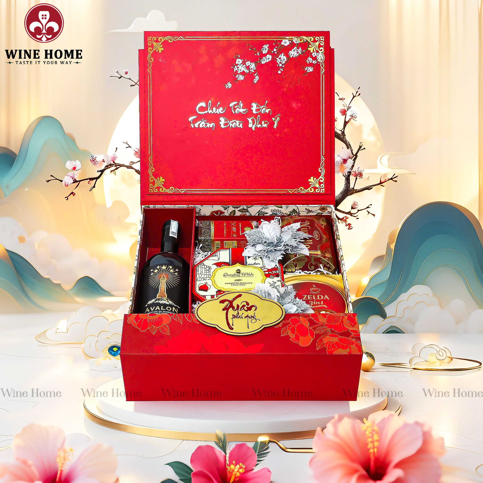 Hộp Quà Tết 2026 - Quà Tặng Doanh Nghiệp Cao Cấp Hộp Quà Tết 2026 Xuân Phú Quý VIP 11